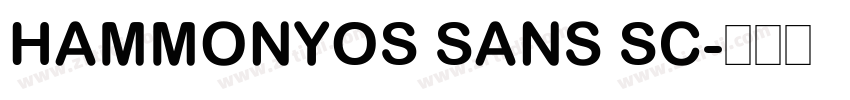 HammonyOS Sans Sc字体转换